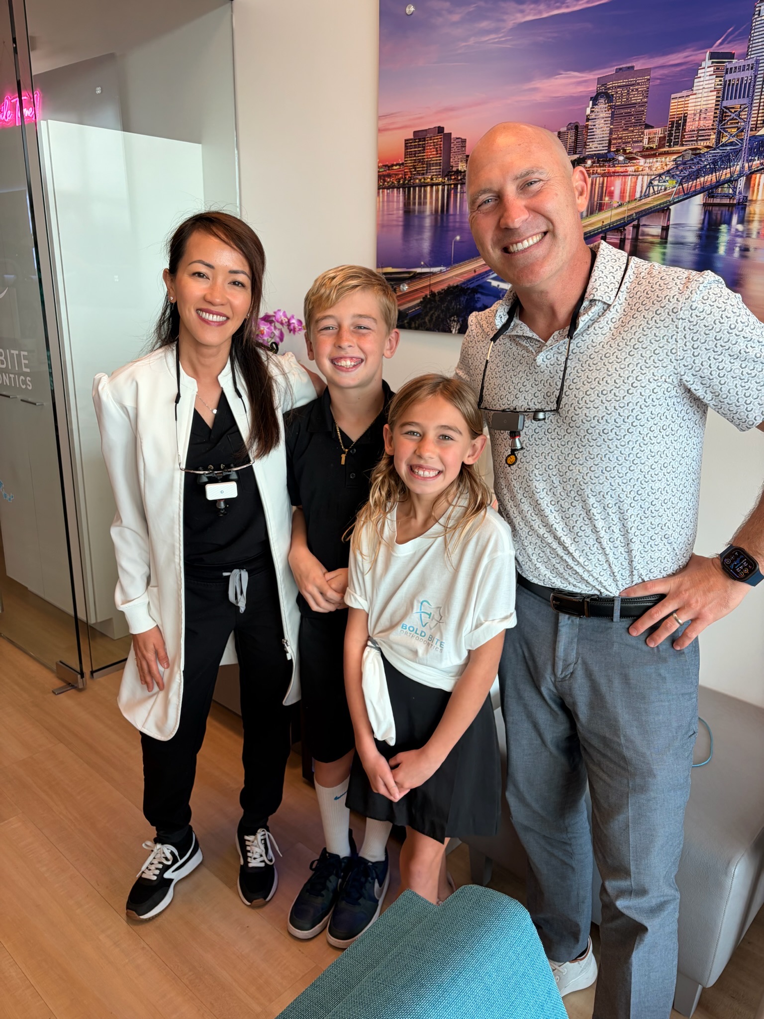 Dr. Greenberg with a patient at Bold Bite Orthodontics in Jacksonville, FL